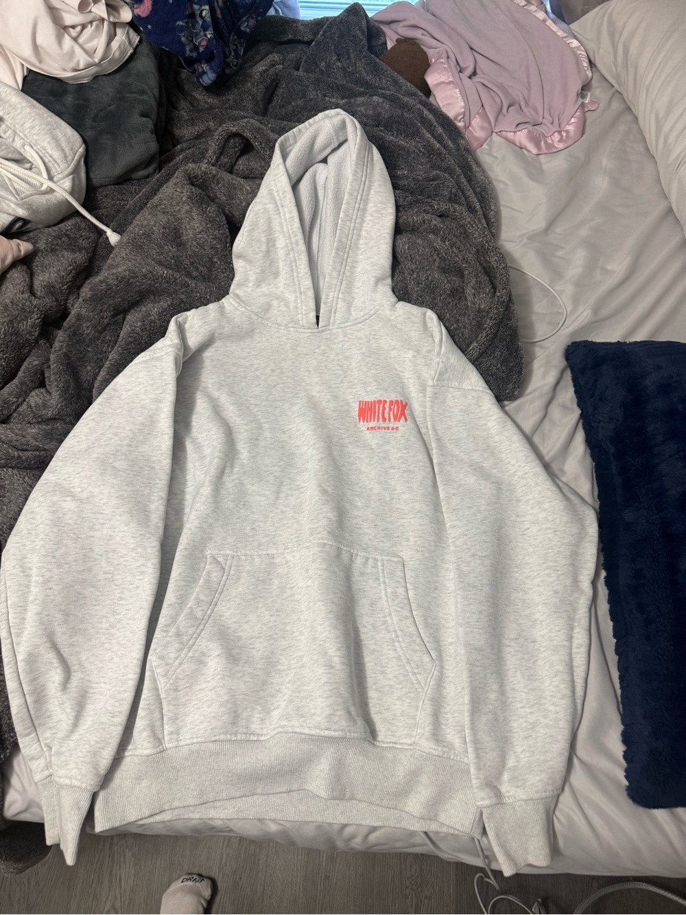White Fox Womens Hoodie